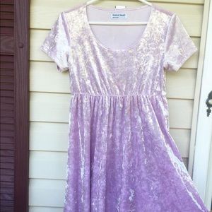 AMERICAN APPAREL VELVET DRESS
